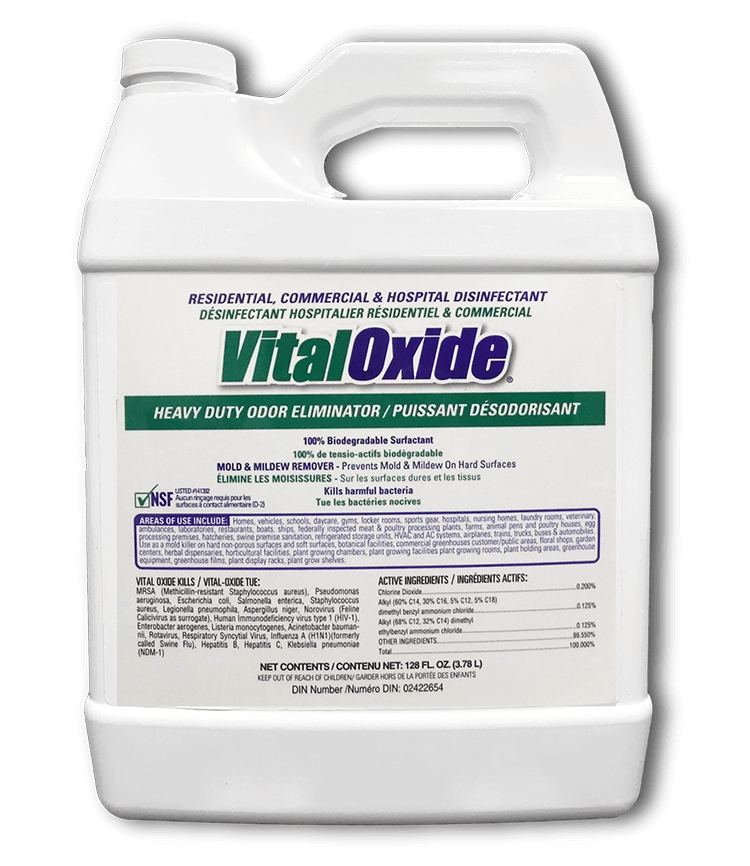 Vital Oxide 1 Distributor In Canada Powerful Disinfectant